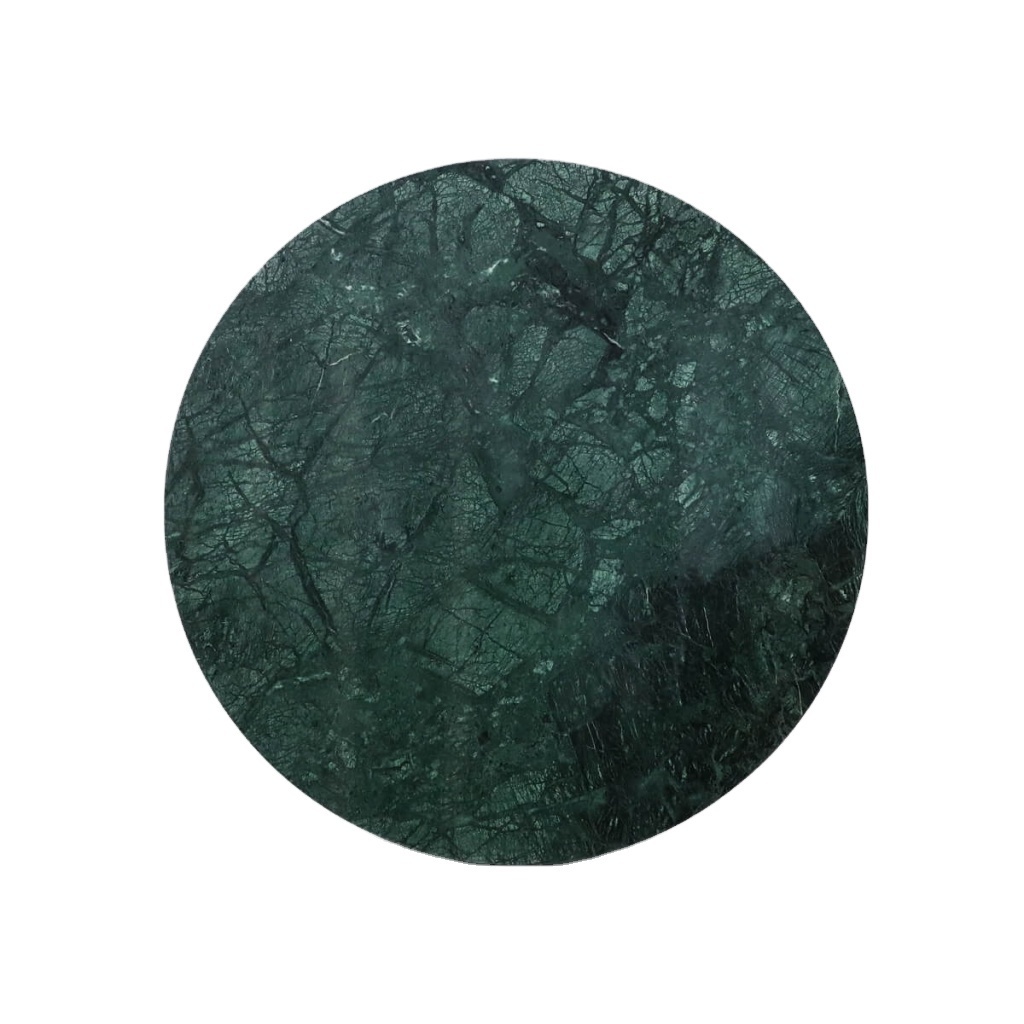 Lifepursue  customized high quality black Green Marble outdoor round Table Top