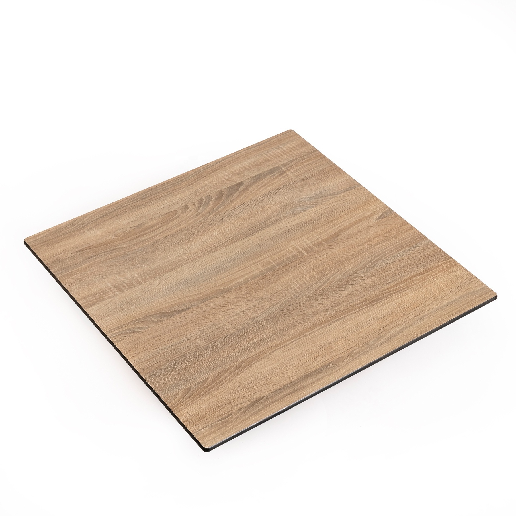 Lifepursue wood look durable high end hpl table top for kitchen bistro cafe and restaurant