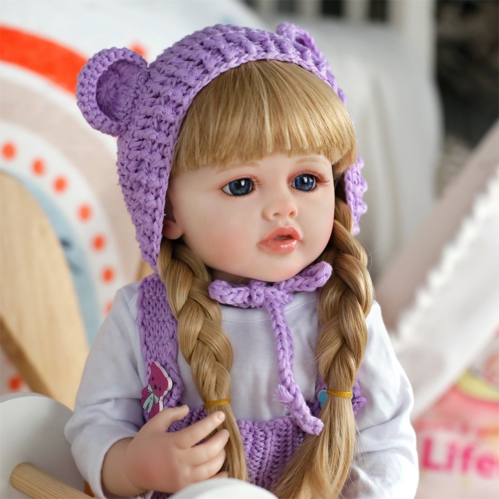 Lifereborn 55cm Lifelike Silicone Reborn Baby Dolls Toddler Girl Toys Fashion Reborn Dolls For Sale