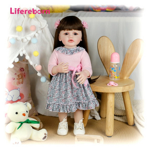 Lifereborn Wholesale 55CM 22'' Bebes Reborn De Silicon Realistic Standing Reborn Baby Dolls