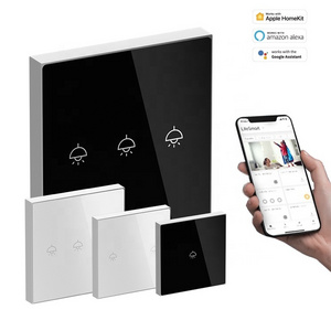 Automatic Touch Switch Glass Panel Home Electrical Light Switches Smart Control Homekit UK Quality