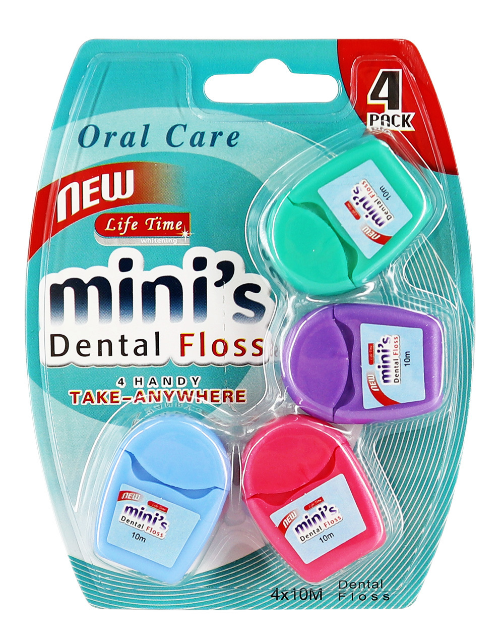 BSCI BRC yangzhou factory mini portable mint and waxed nylon various flavor  dental floss