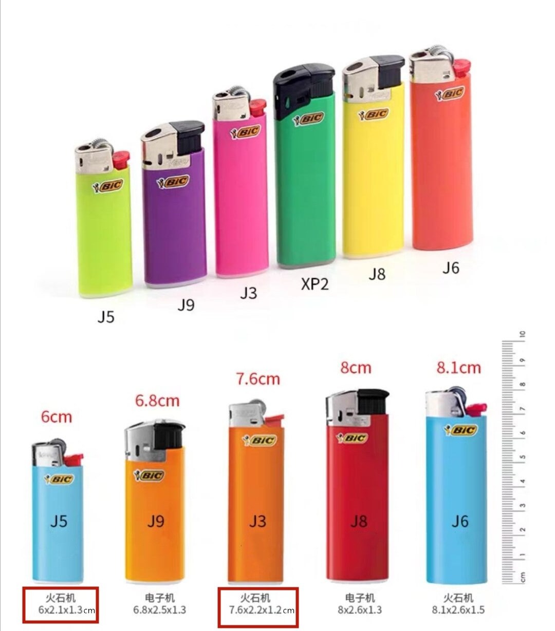 10607 DIY Epoxy Resin BiC J3 J5 Silicone Lighter Case Mold Lighter Cover Mold