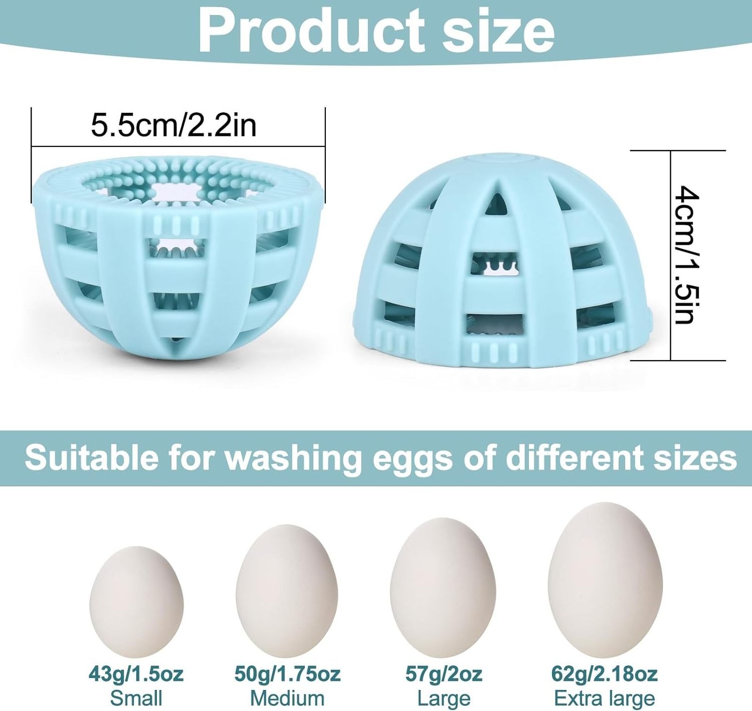 Egg Cleaning Brush Silicone Reusable Cleaning Tools Egg Scrubber Egg Washer