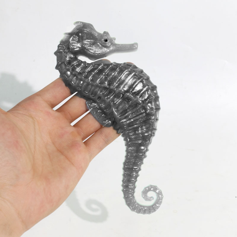 14485 DIY Wall Decoration Large Silicone Marine Animal Seahorse Mold for Resin Crafting