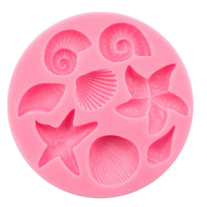 13674 Silicone Ocean Starfish Shell Mould Crystal Epoxy Silicone Fondant Cake Mould