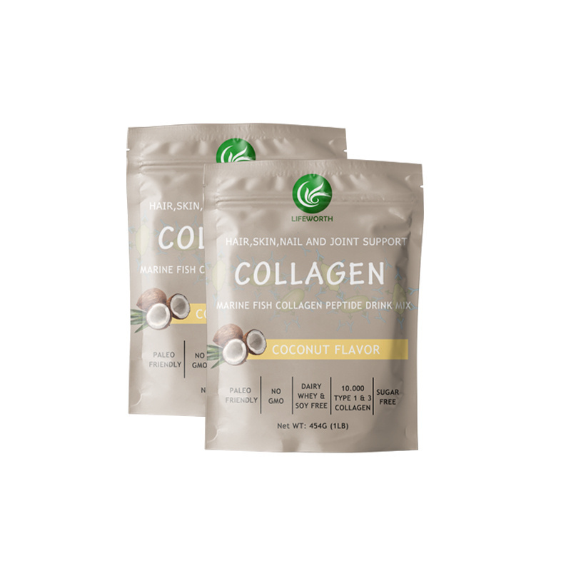 Lifeworth organic coconut milk marine collagen powder