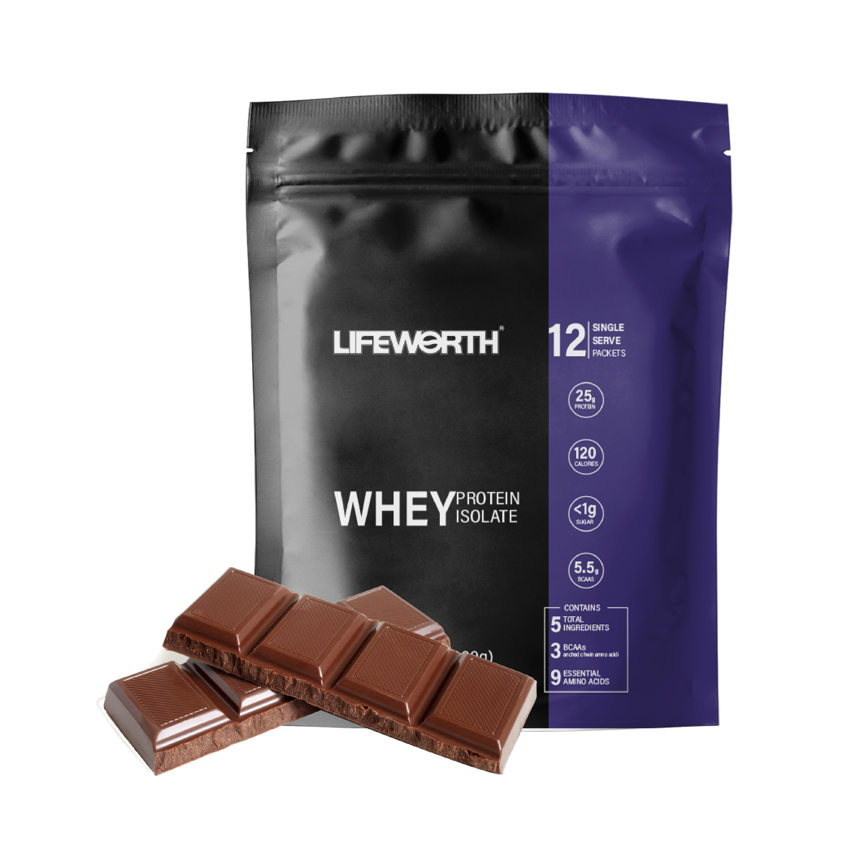 LIFEWORTH sports nutrition chocolate sports nutrition isolate whey protein powder