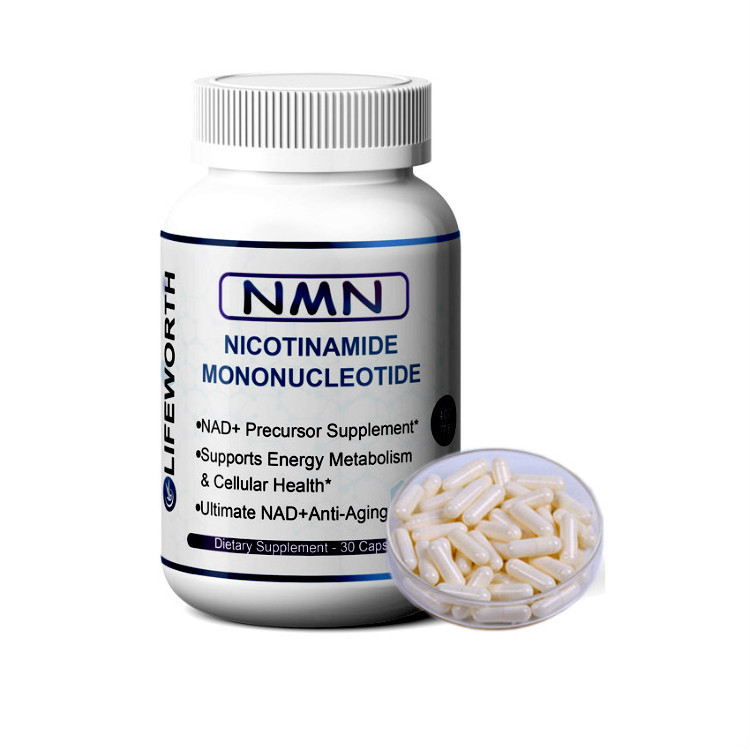 Lifeworth beta-nicotinamide mononucleotide dietary supplement nmn 99% 500mg capsules