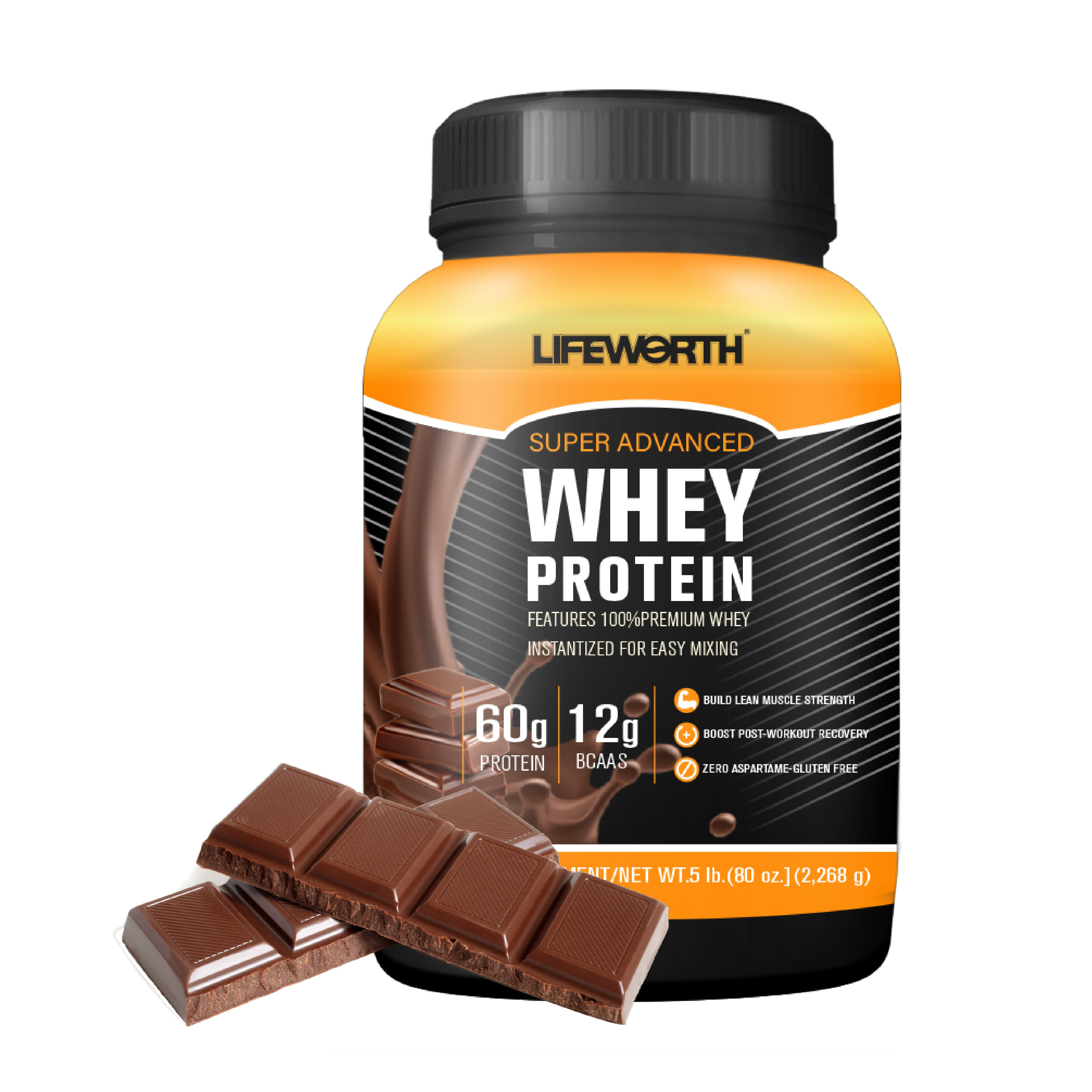 Lifeworth strawberry flavor powder wholesale whey protein isolate