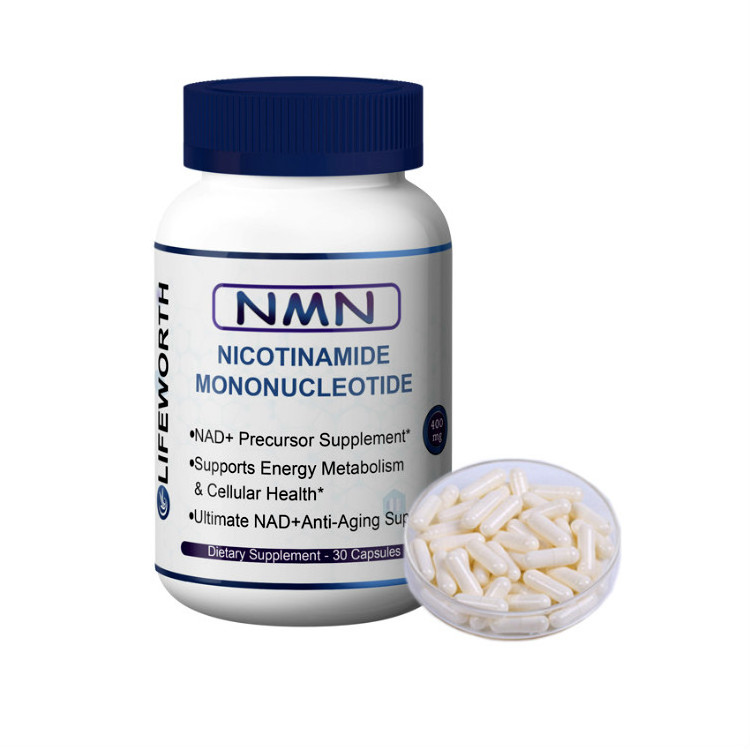 Lifeworth beta-nicotinamide mononucleotide dietary supplement nmn 99% 500mg capsules