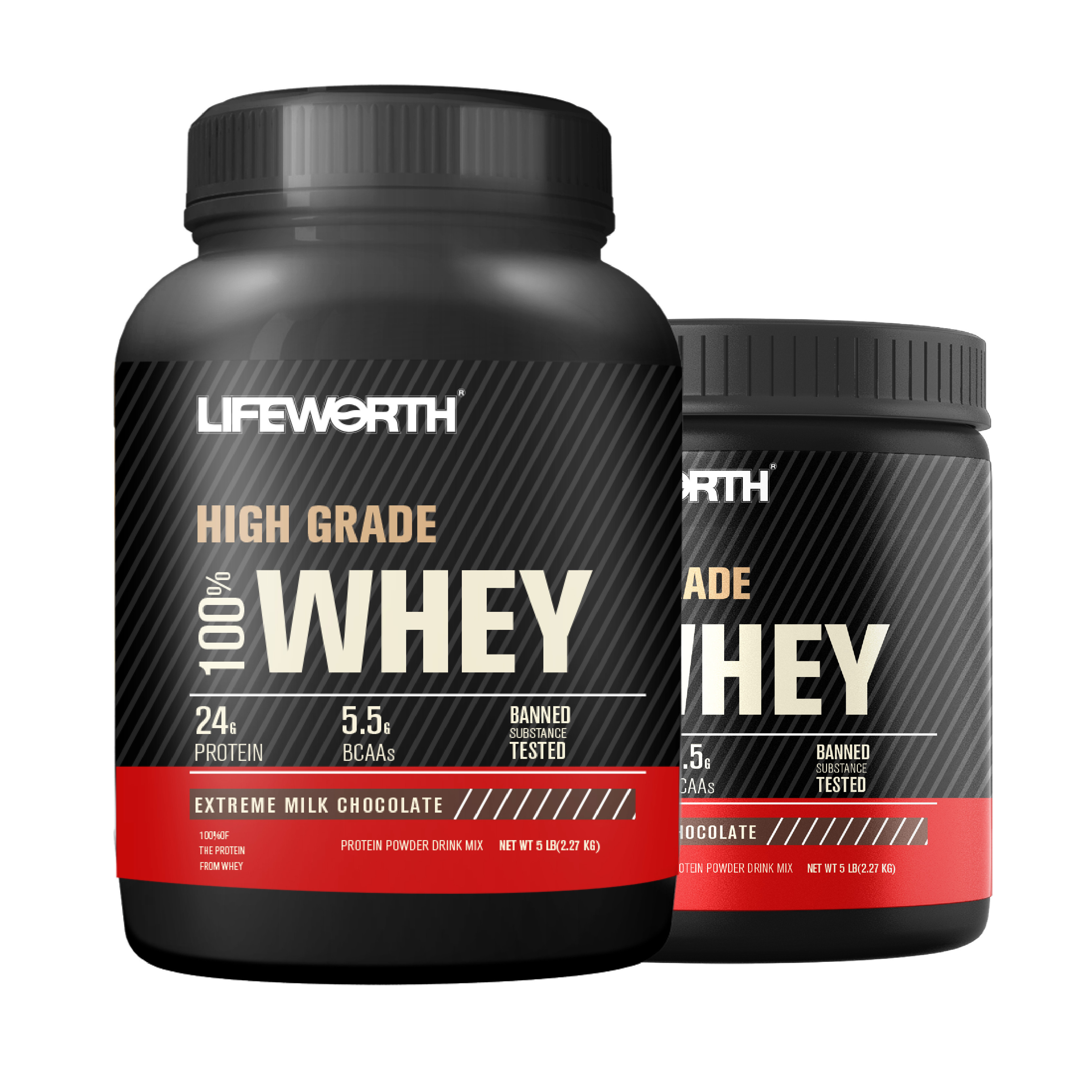 Lifeworth strawberry flavor powder wholesale whey protein isolate