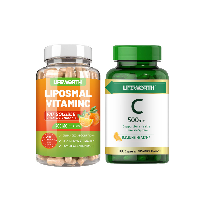 Lifeworth Health Care Supplies Liposomal Bottle Vitamin C Supplement Capsule