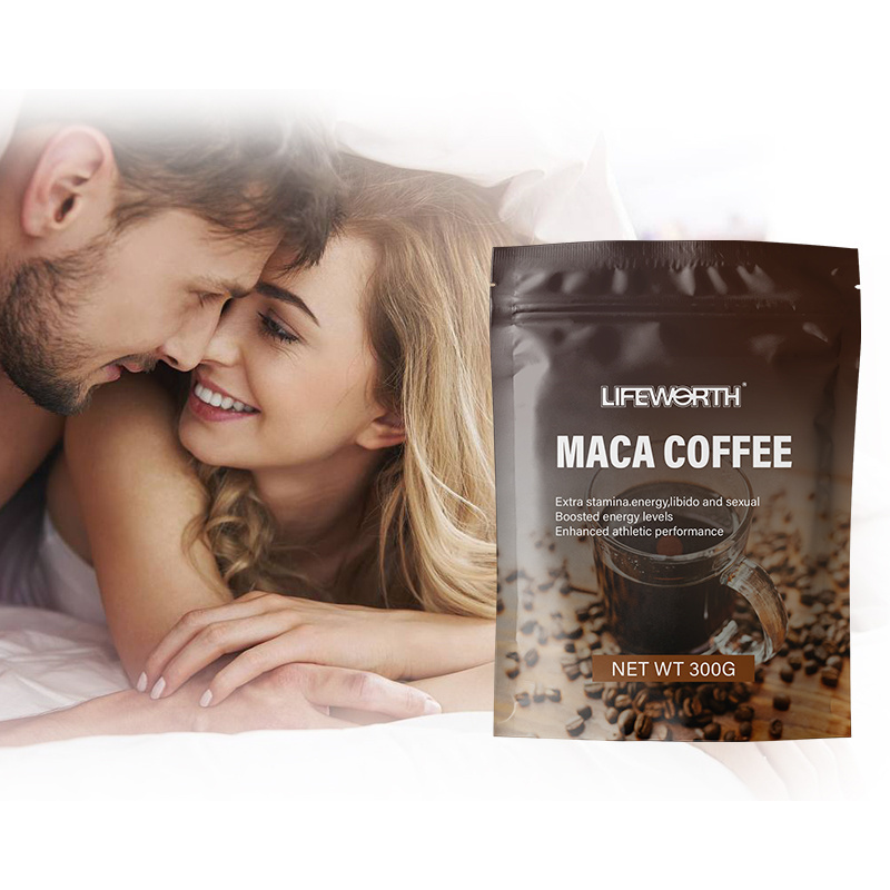 LIFEWORTH Tongkat Ali Maca Ginseng Cordyceps sinensis Extract coffee Private label energy herbal healthy Coffee