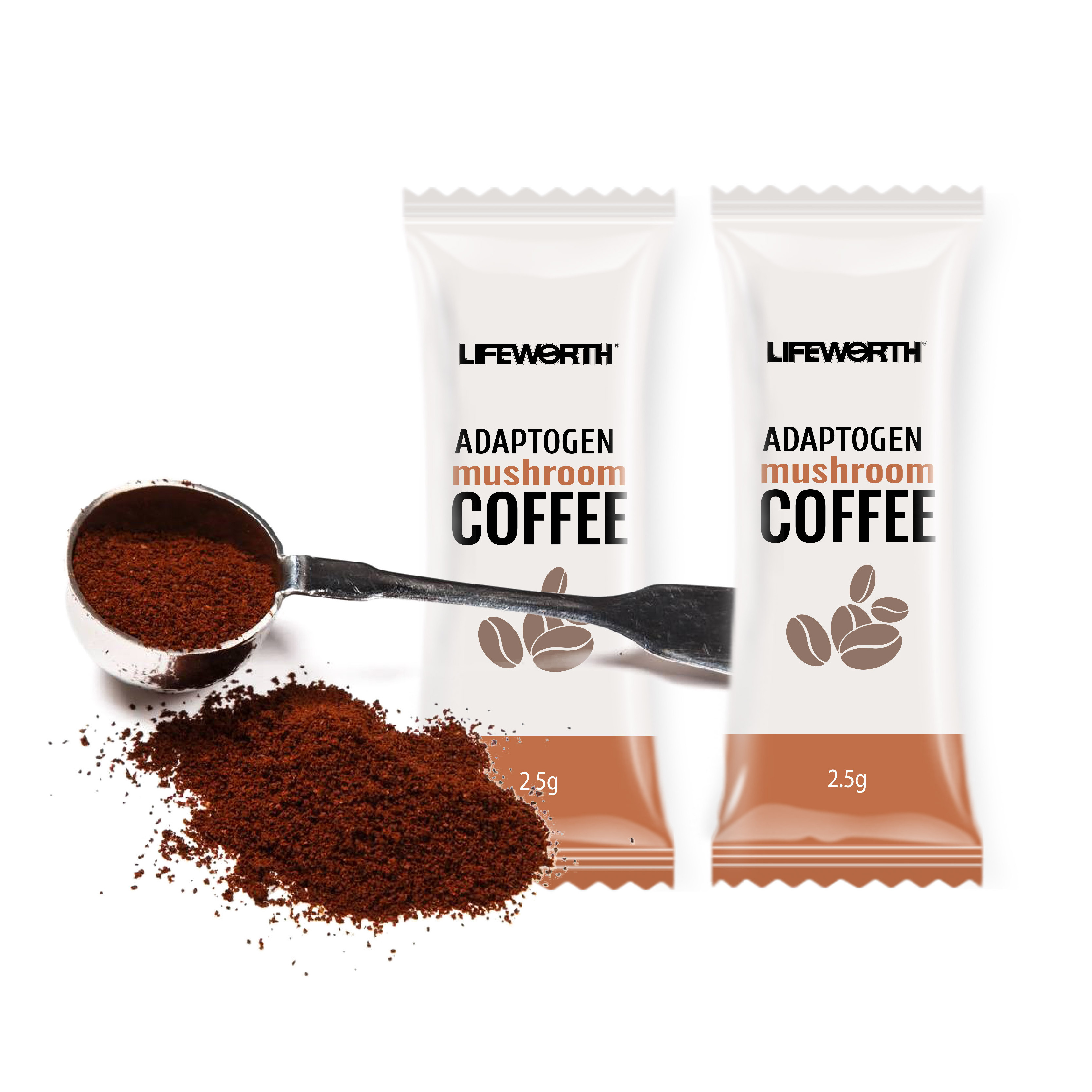 LIFEWORTH selling organic reishi mushroom instant coffee