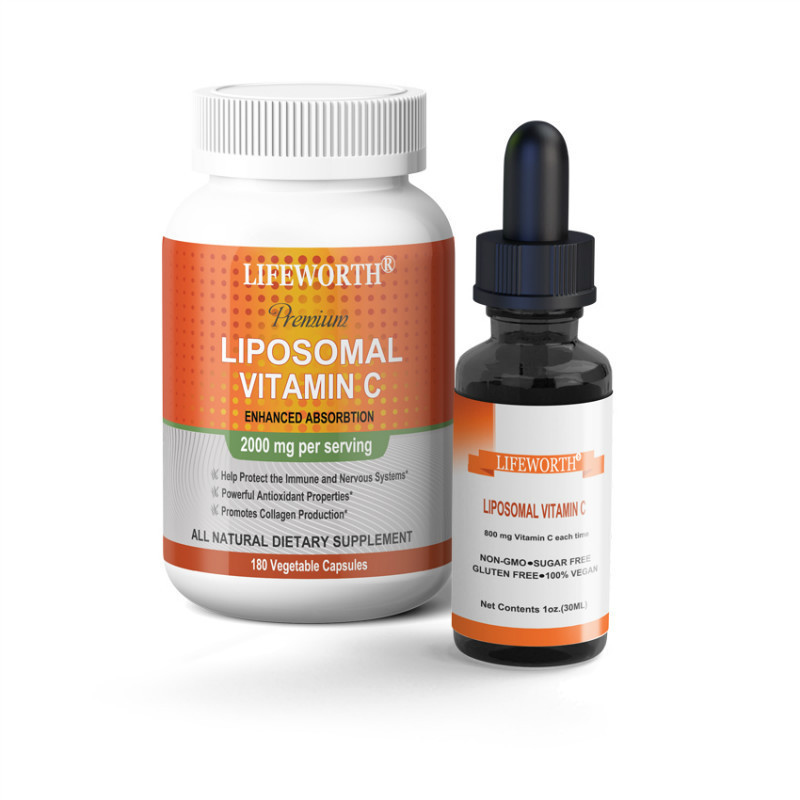 Lifeworth Health Care Supplies Liposomal Bottle Vitamin C Supplement Capsule