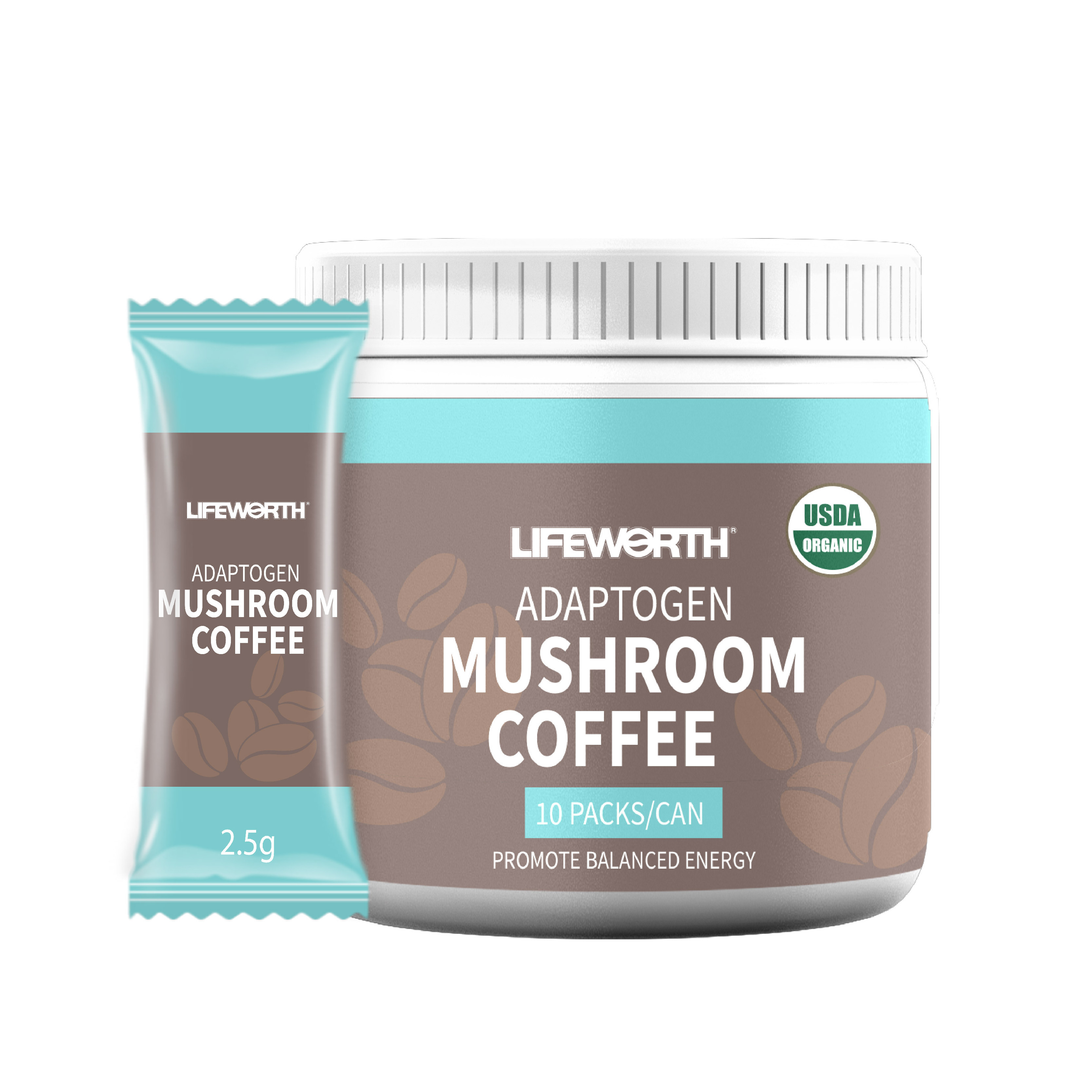 LIFEWORTH selling organic reishi mushroom instant coffee