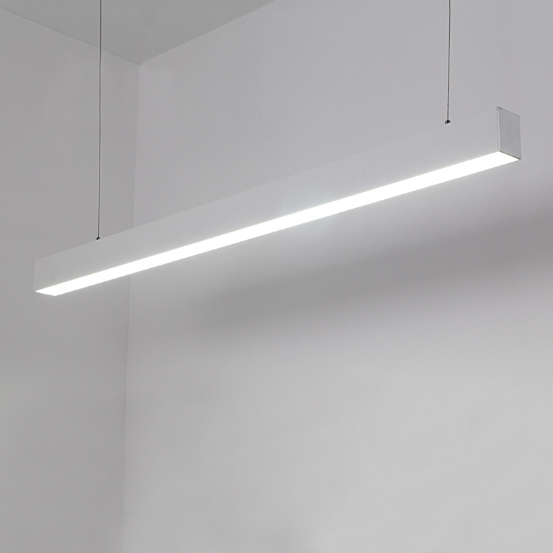 1.2 meter long 30w 2800lm white black  aluminum pendant LED linear lighting fixture  for office