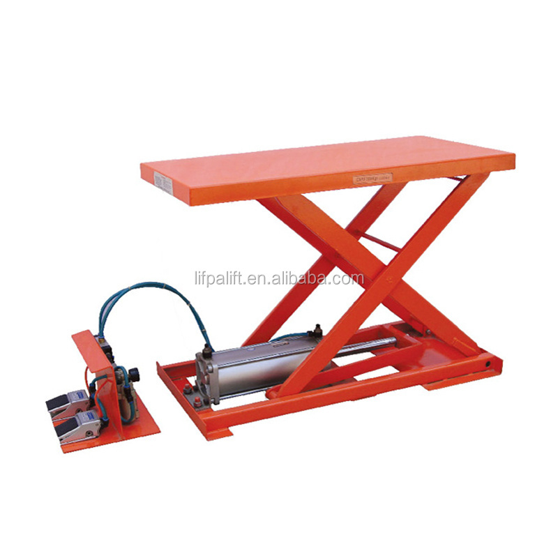 200kg Air Powered Pneumatic Scissor Lift Table