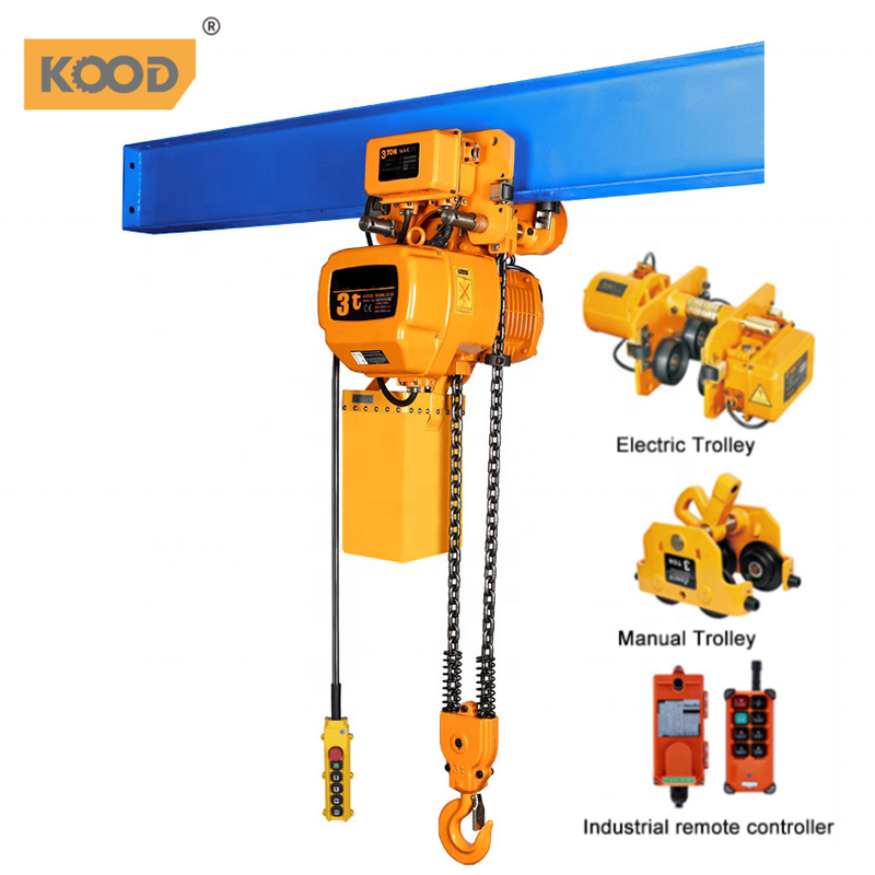 3Ton Factory Price  Electric Hoist Bridge Crane Professional Electric Swing Stage Hoist