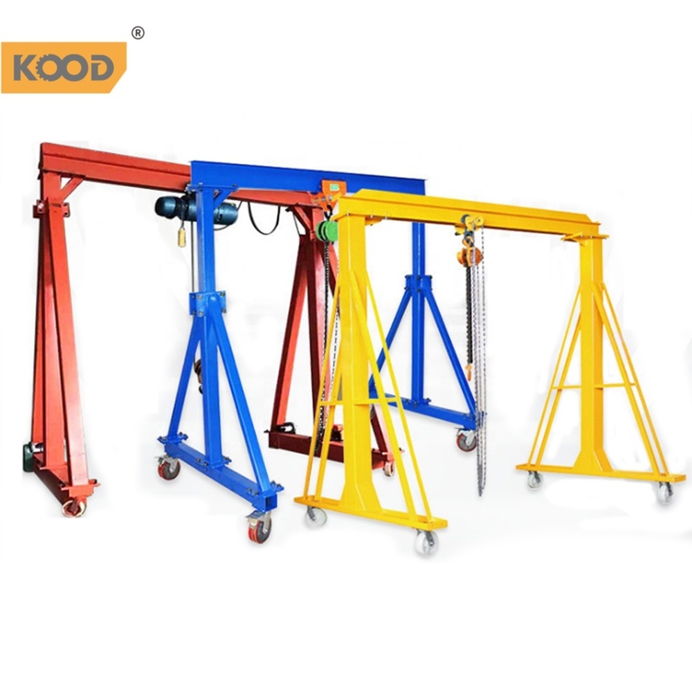 Mini Portable Gantry Crane, Hoist Gantry Crane with Wheels Workshop Mobile Electric Lift Travel New Product 2020 Provided 25 Ton