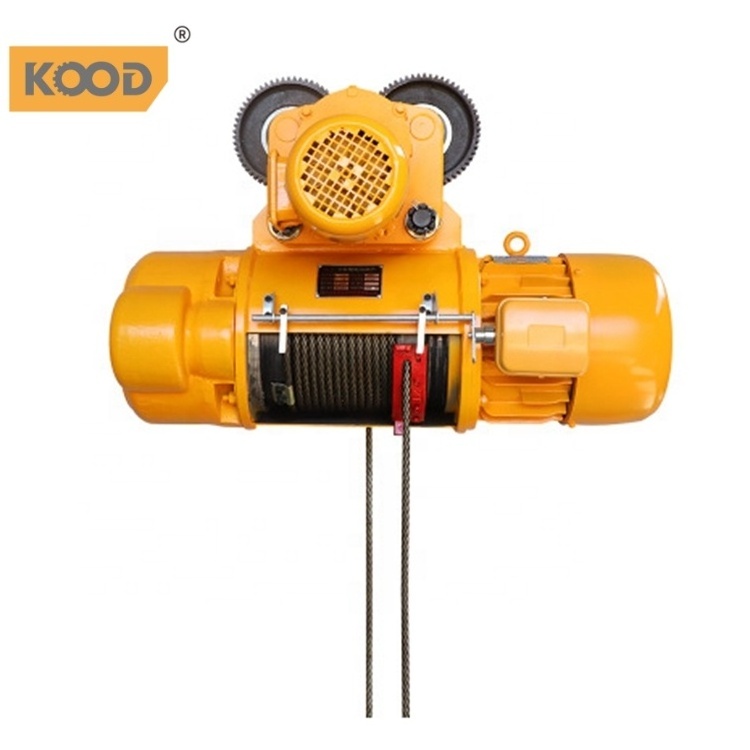 0.25T~32T CD/MD Type Electric Hoist for Sale Provided Heat Treatment Wire Rope Puller 7 M/min Construction Hoist Wooden Packing