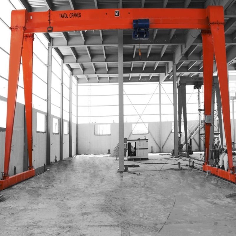 Mini Portable Gantry Crane, Hoist Gantry Crane with Wheels Workshop Mobile Electric Lift Travel New Product 2020 Provided 25 Ton