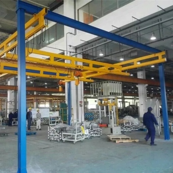 Beam Crane Rail Light Bridge type independent crane 1 ton motor 20T 100CN