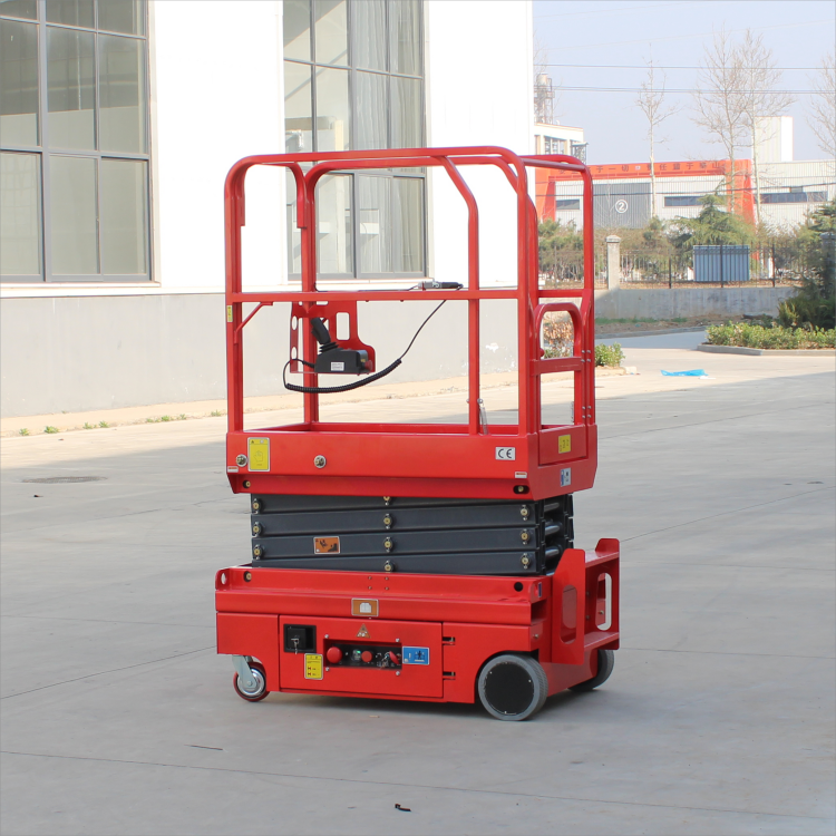 2024 New Arrival Mobile Aerial Working Platform 3m 4m Full Electric Self-propelled Scissor Lift Wheel Type Hydraulic Track Lift