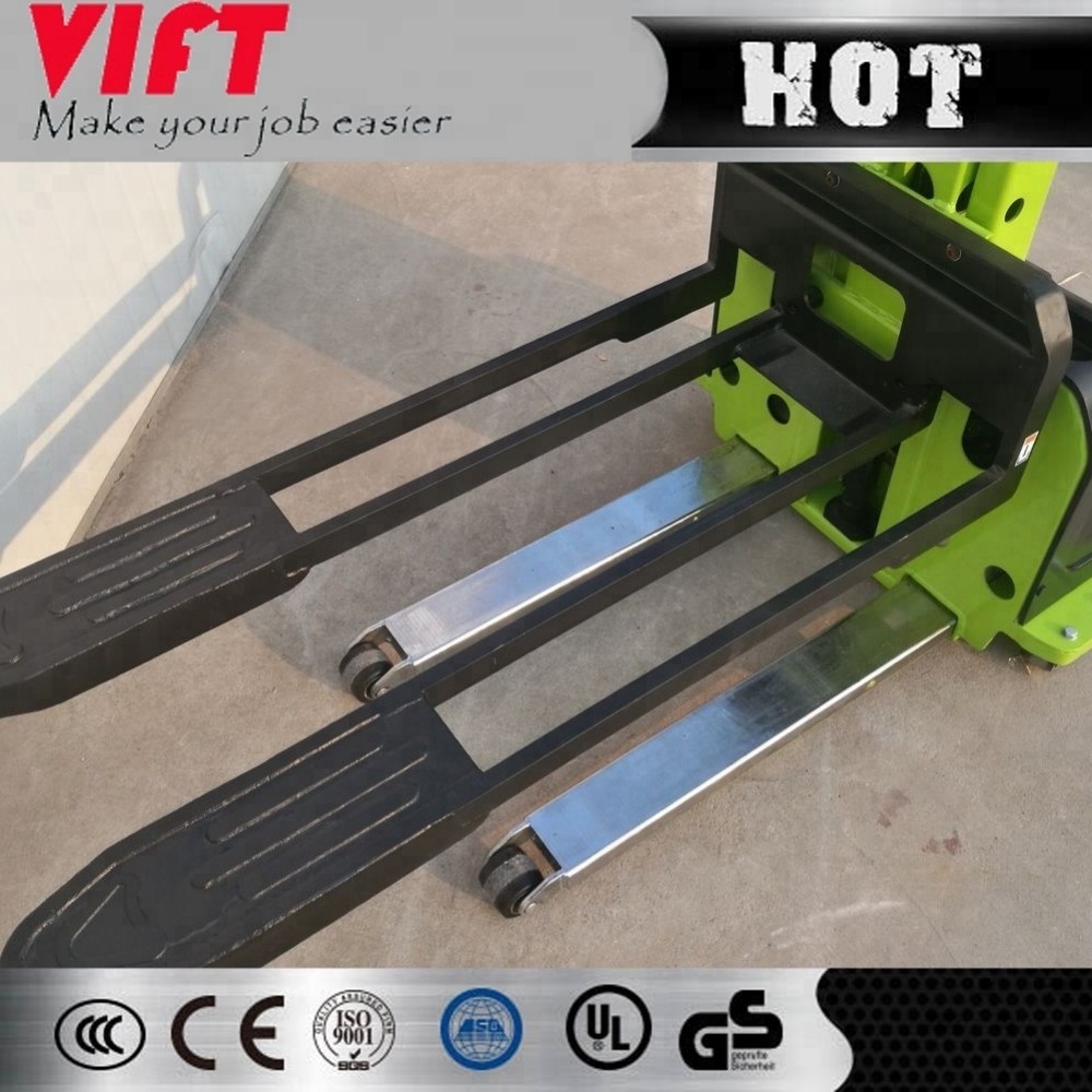 Hot sale small semi electric portable self loading pallet lifter innolift stacker with 500kg capacity