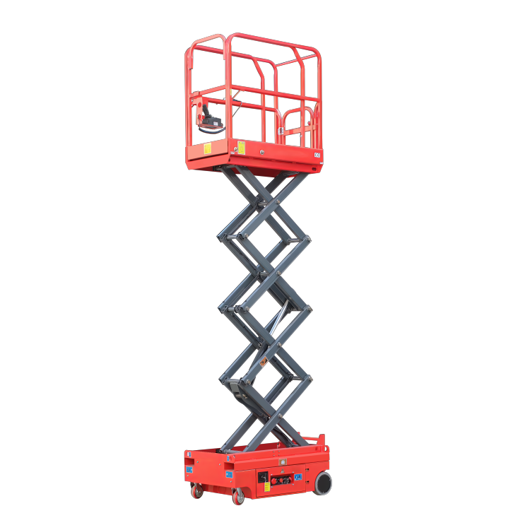 2024 New Arrival Mobile Aerial Working Platform 3m 4m Full Electric Self-propelled Scissor Lift Wheel Type Hydraulic Track Lift