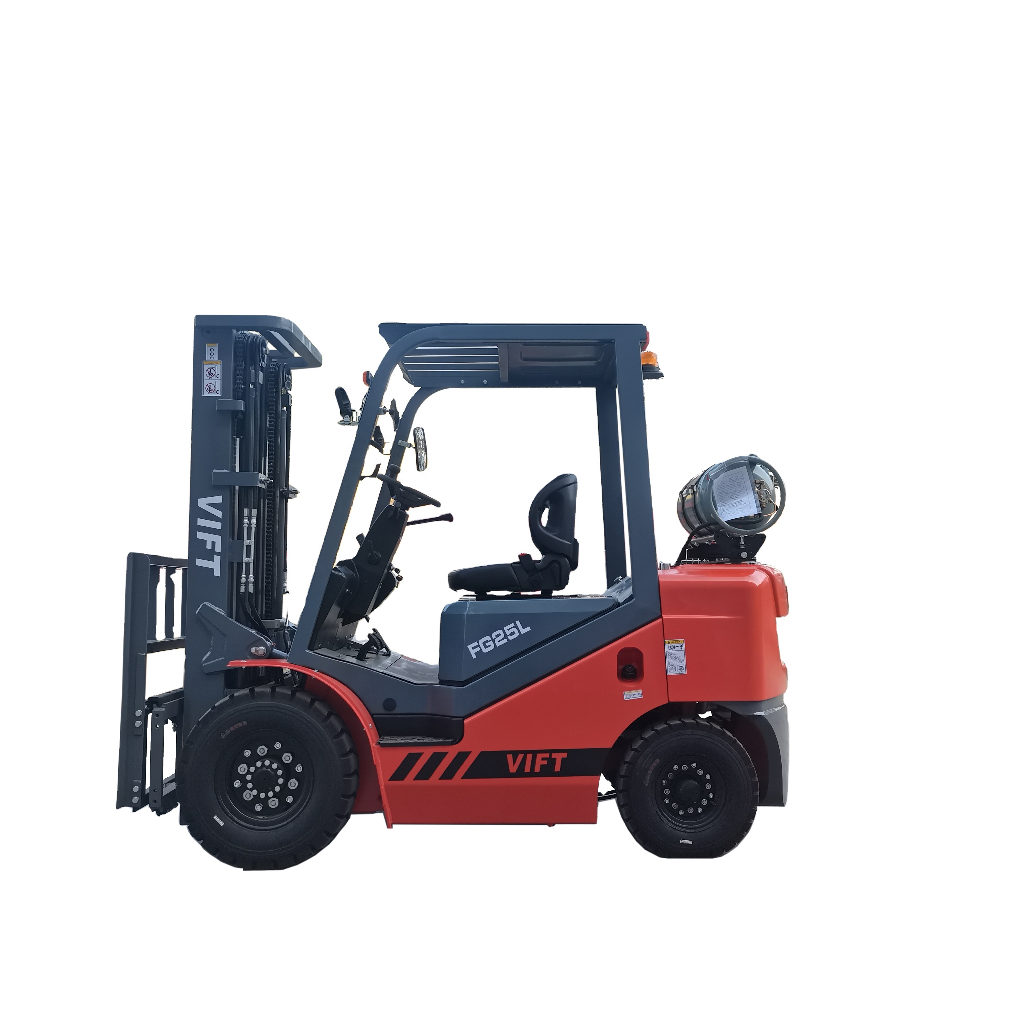 Forklift 2 ton 2.5 ton Tier 4 engine 5000 lb LPG gas lift truck propane forklift for US market