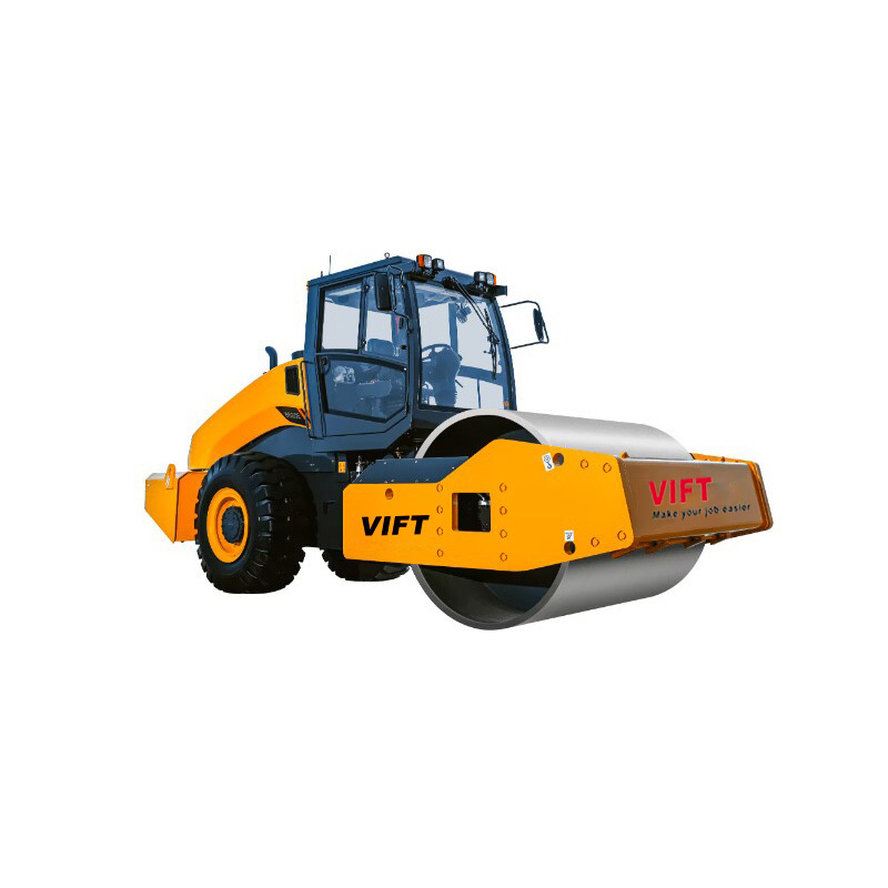 VIFT brand single drum road roller 6tons  8tons 10tons vibratory road roller HYC210 single drum road roller machine for sale