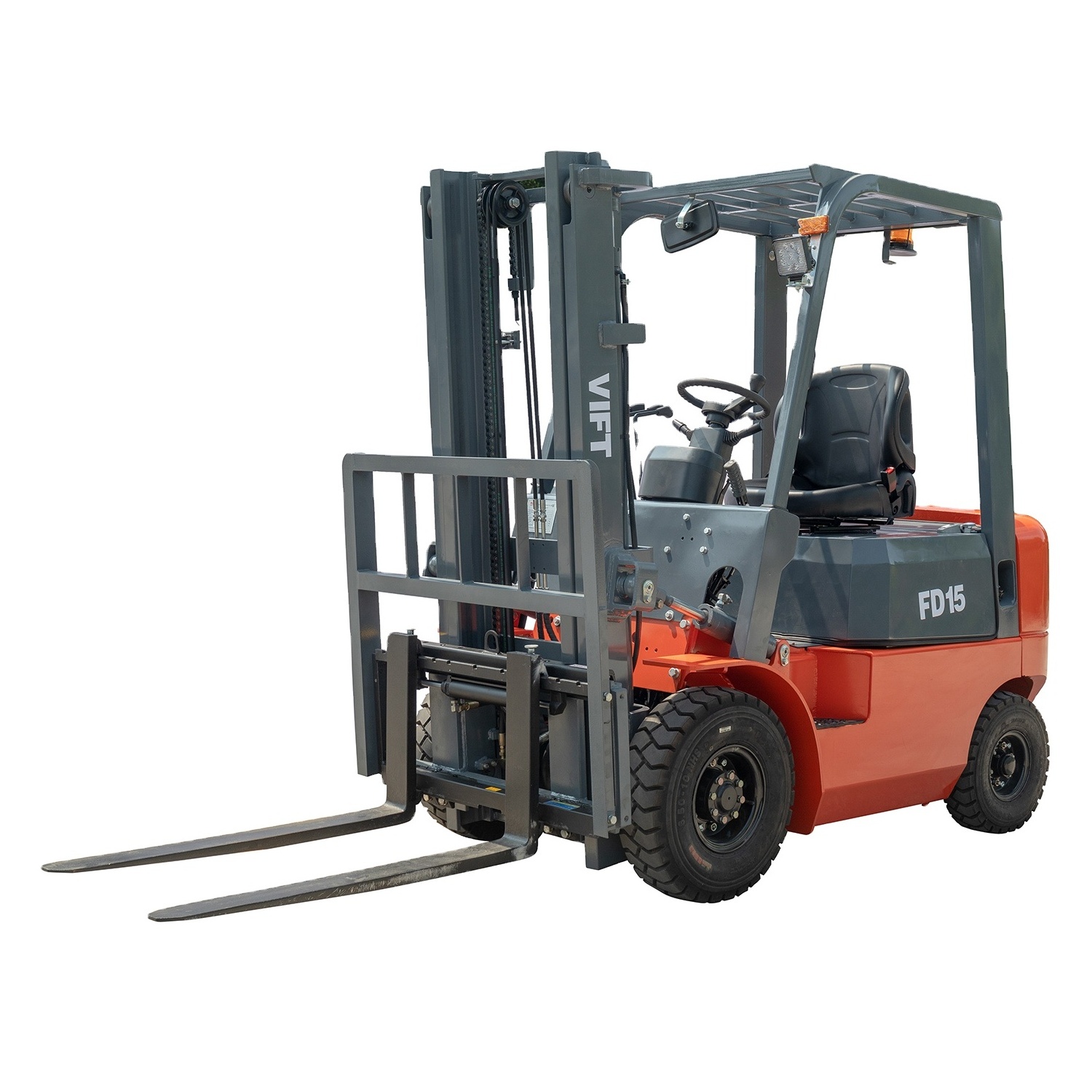 small capacity 2 ton diesel forklift trucks double mast forklift made in china