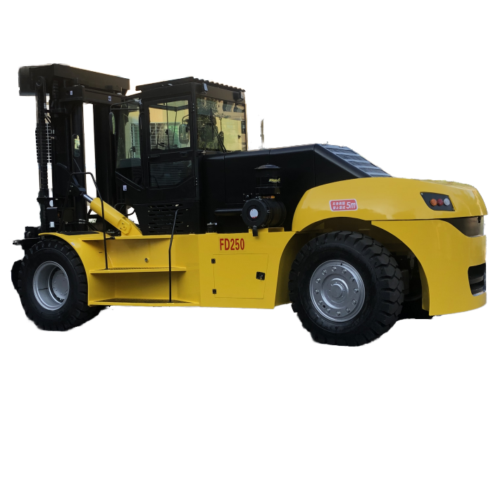 Heavy Duty Container Handling Equipment 30 35 Ton Diesel Forklift Truck Closed Cabin Heater Air Conditioning Side Shifter CE