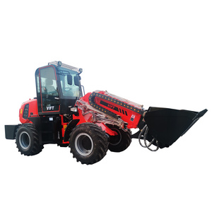 Qilu Agricultural Micro Mini Compact Telescopic Diesel Wheel Skid Steer Loader