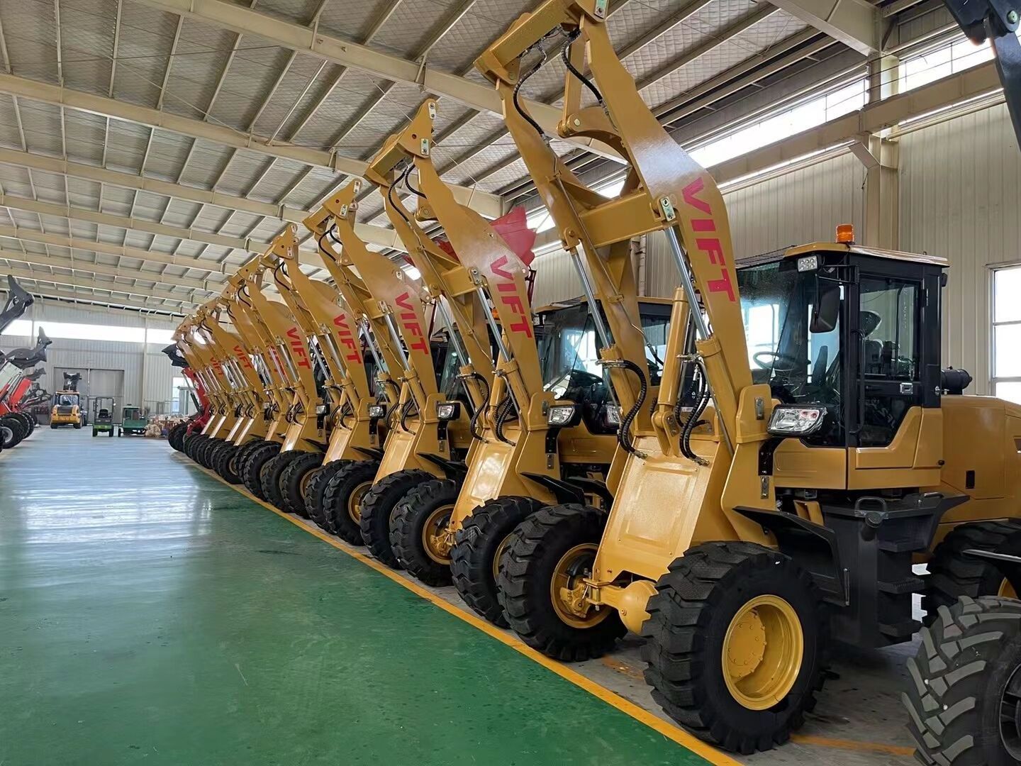 Chinese brand VIFT CLG777A-S cheap small articulated wheel loader backhoe loader price for sale