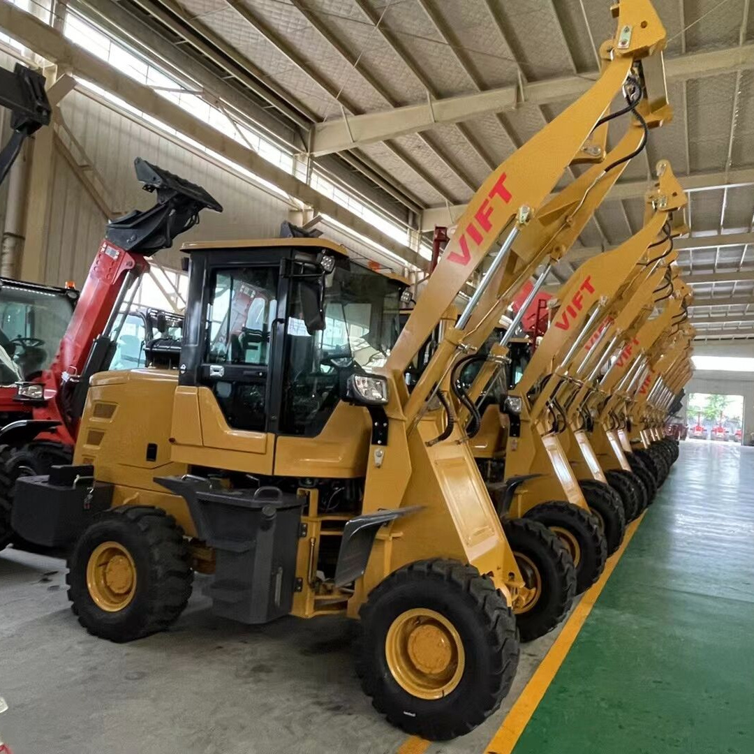 Chinese brand VIFT CLG777A-S cheap small articulated wheel loader backhoe loader price for sale