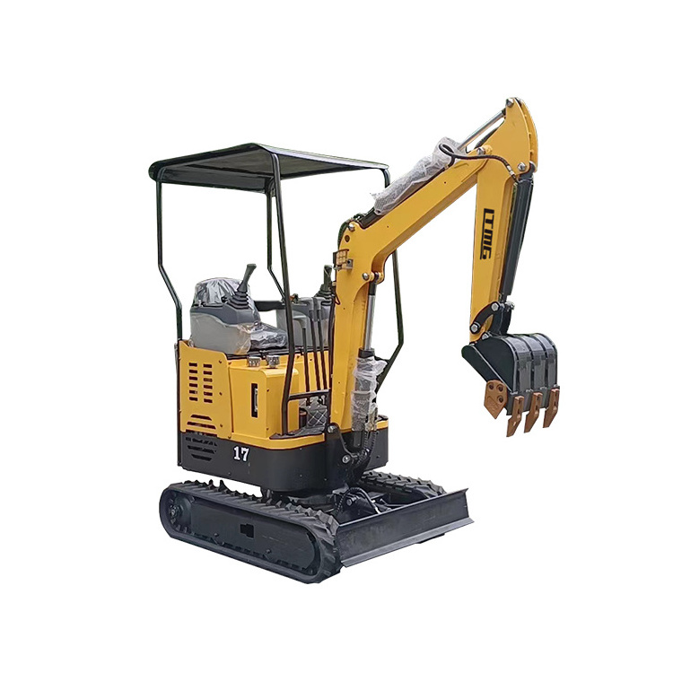 China Electric excavator battery mini 0.8ton micro digger bagger small towable backhoe