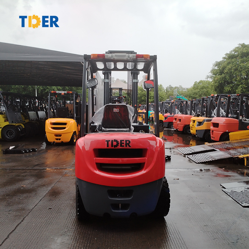 TDER NEW 4wd forklift 3 3.5 4 5 6 7 8 10 ton 6000 7000 kg 4x4 diesel Off-road forklift all terrain forklift with Fork/attaments