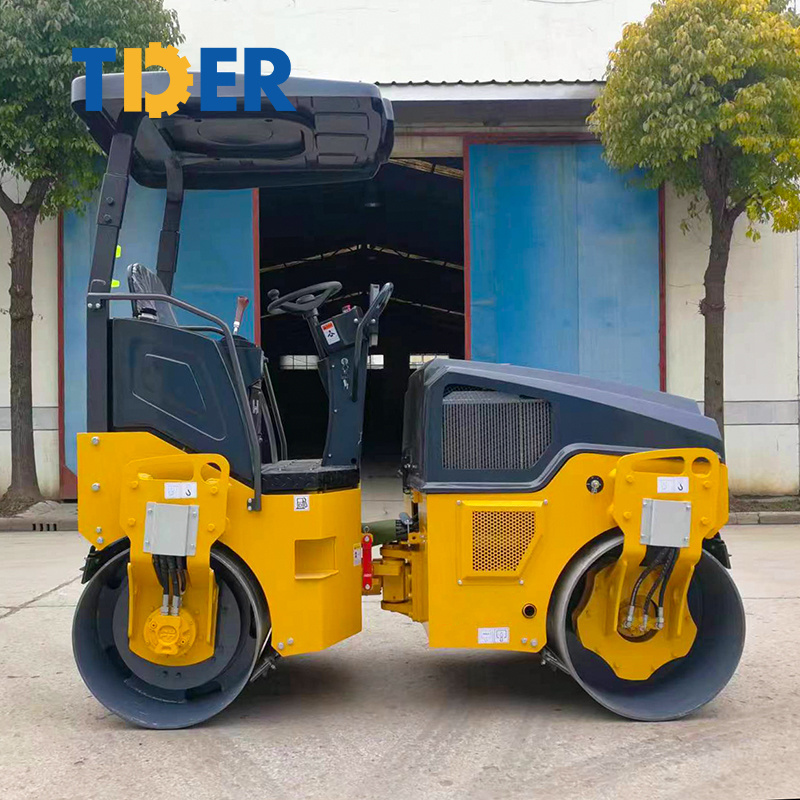 Diesel engine 1 ton 2 ton 3 ton compactor road roller construction machinery vibratory asphalt roller price