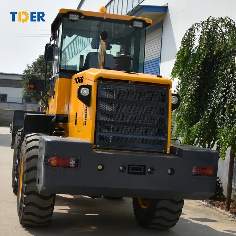 2800kg Weight 25KW Power Wholesale short turning radius TDER chinese loader wheel loader joystick 3 ton wheel loader