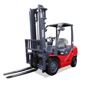 1-3T diesel forklift Small four wheel environmentally friendly diesel powered counterbalanced distribution station forklift