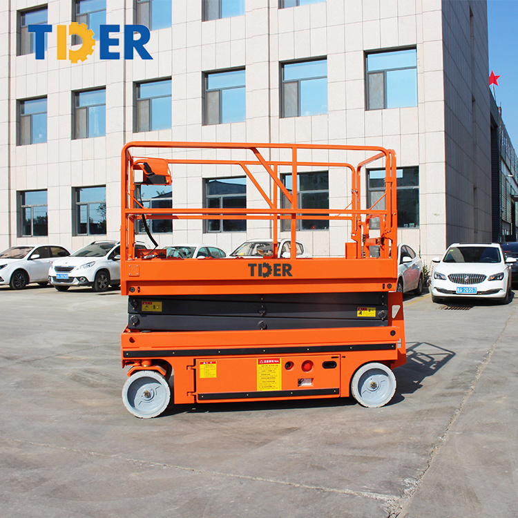 Price Negotiable 4-18m Manual Moving Mini One Man Lift Battery Hydraulic Electric Aerial Mobile Scissor Lift