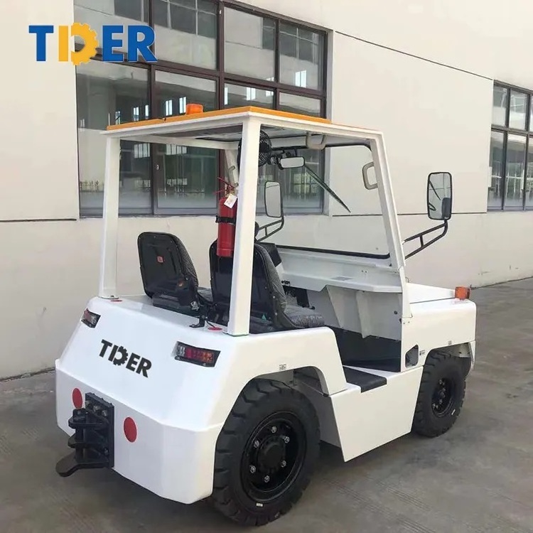 57HP New Condition Quality Euro 3 Transportation Vehicle TDER manufacture airport cargo luggage tractor tow tractor with cabin