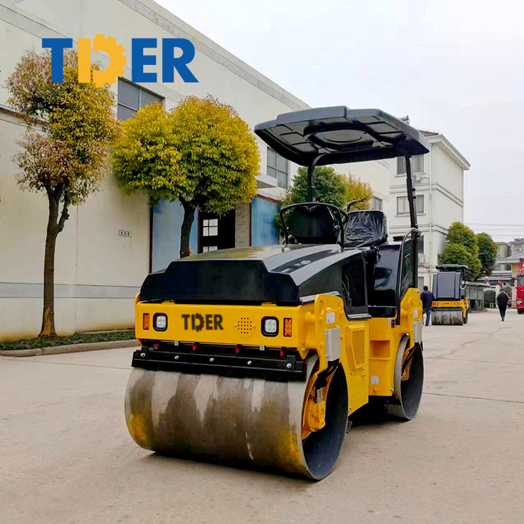 Diesel engine 1 ton 2 ton 3 ton compactor road roller construction machinery vibratory asphalt roller price