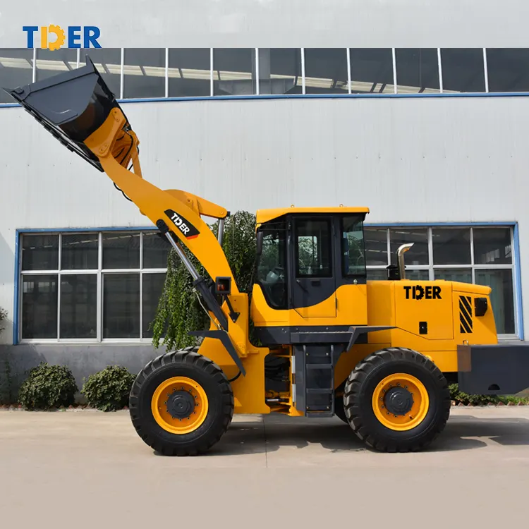 2800kg Weight 25KW Power Wholesale short turning radius TDER chinese loader wheel loader joystick 3 ton wheel loader