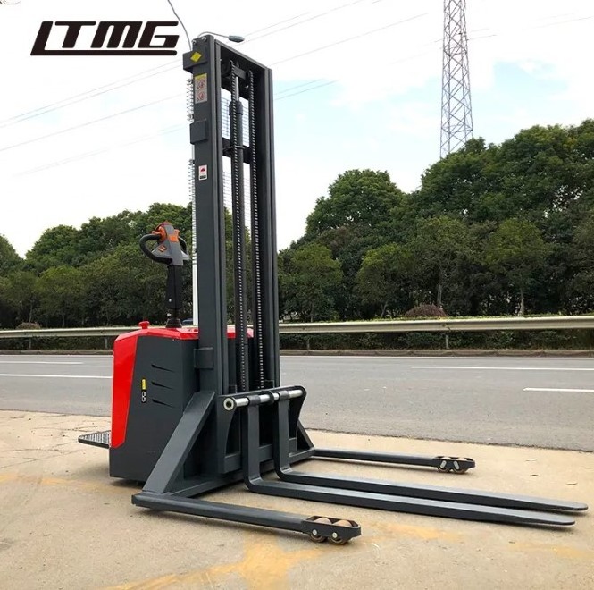 LTMG warehouse 1.5 ton 2ton automatic electric stacker walkie electric stacker with pallet stacker electric 3.5m