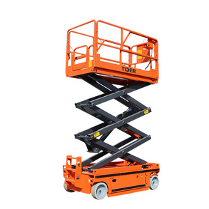 Price Negotiable 4-18m Manual Moving Mini One Man Lift Battery Hydraulic Electric Aerial Mobile Scissor Lift