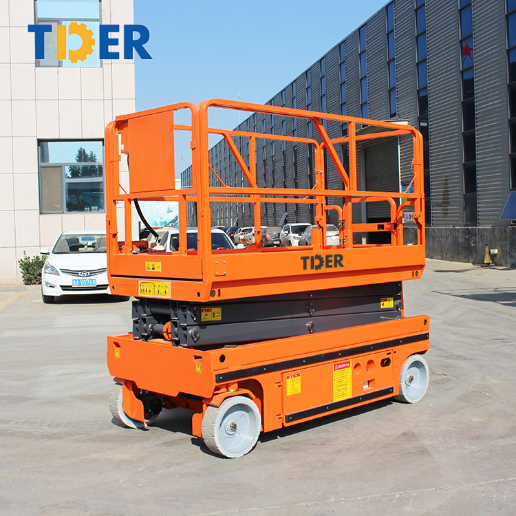 Price Negotiable 4-18m Manual Moving Mini One Man Lift Battery Hydraulic Electric Aerial Mobile Scissor Lift